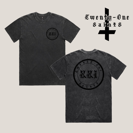 From The Shadows T-Shirt - Stone Washed Black