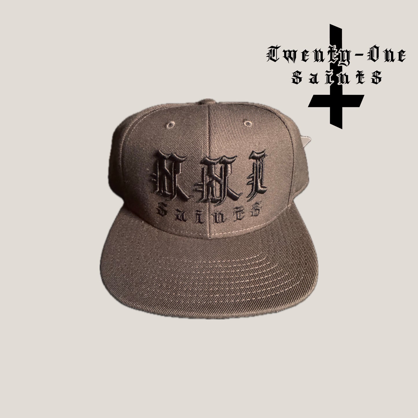 XXI Saints Snapback - Signature Logo (3D Embroidery)