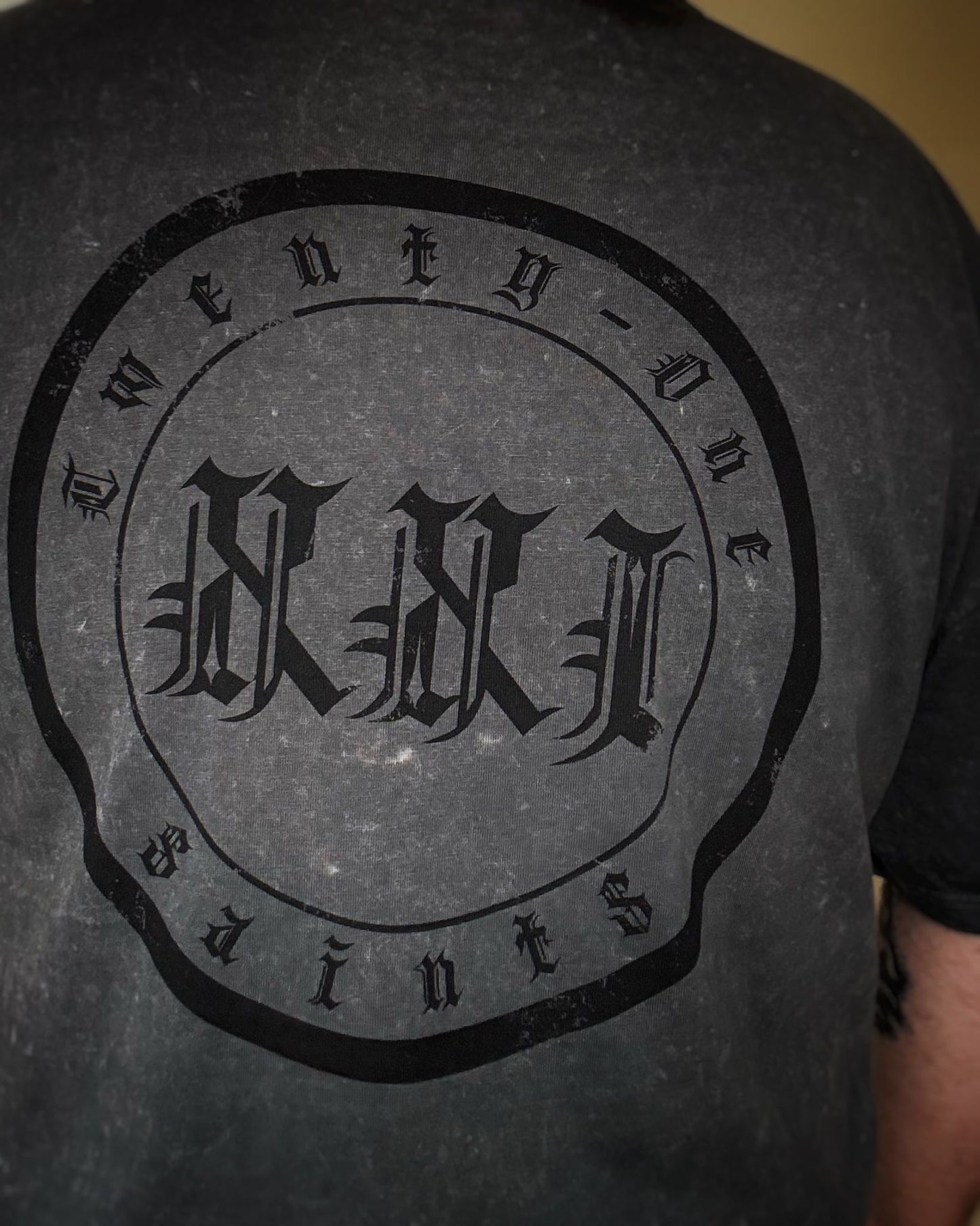 From The Shadows T-Shirt - Stone Washed Black