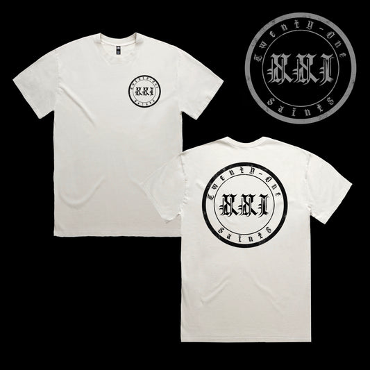 Bad to the Bone Logo T-Shirt - Faded Bone