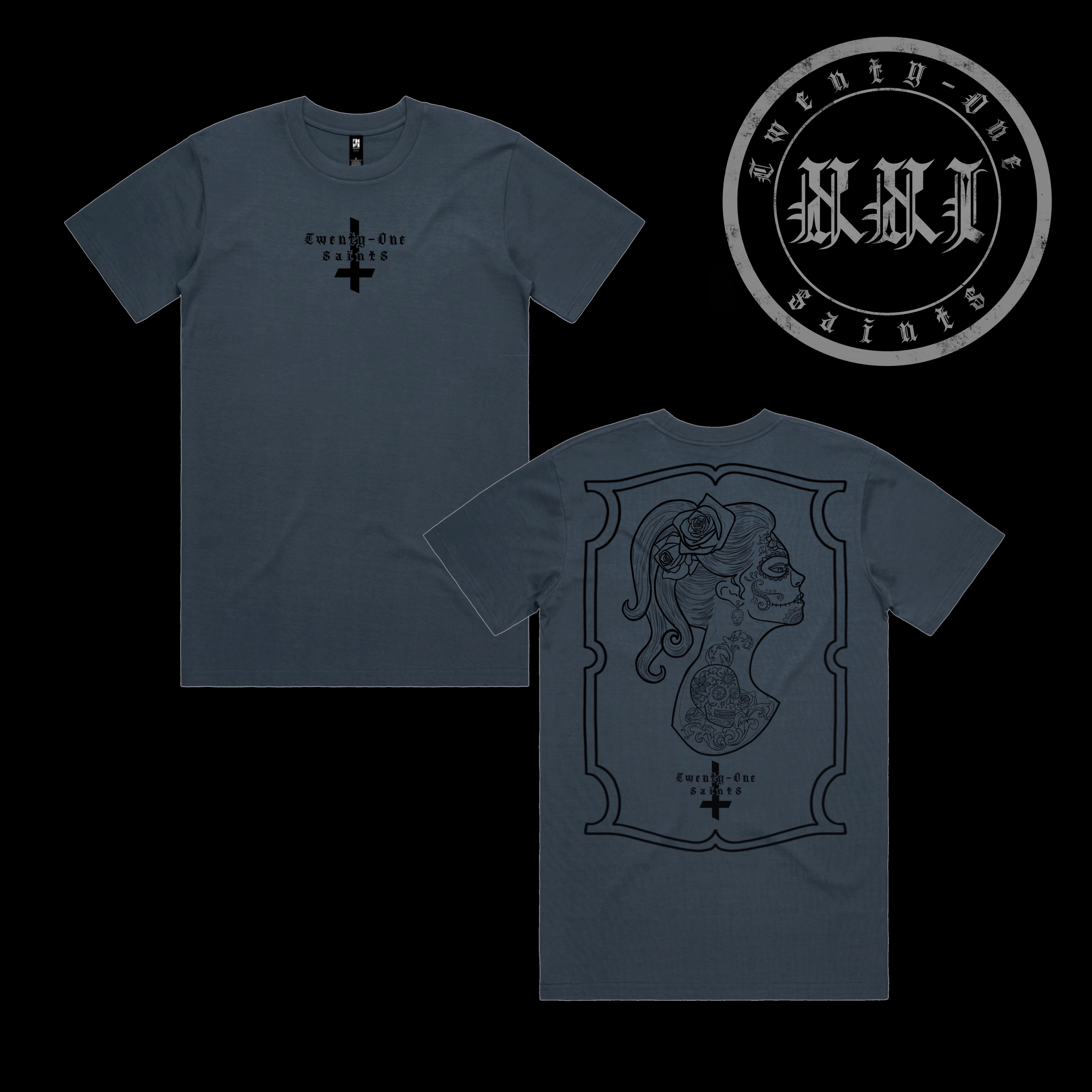 ✴︎The BONEZ Damaged Skull Tee Tシャツ L The BONEZ Damaged Skull Tee L 【公式通販】