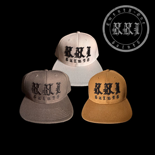 XXI Saints Snapback - Signature Logo (3D Embroidery)
