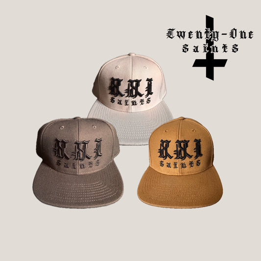 XXI Saints Snapback - Signature Logo (3D Embroidery)
