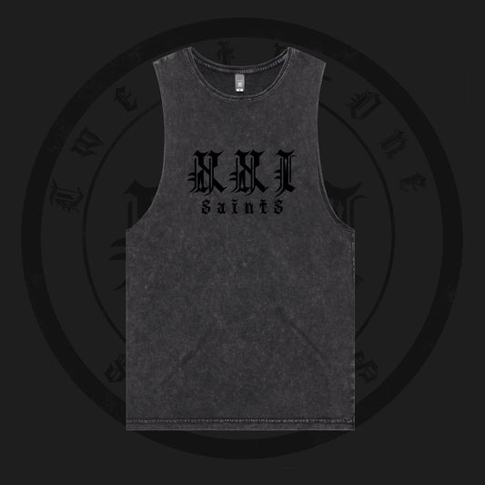 From the Shadows Tank - Stone Washed Black
